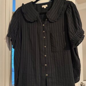 Pilcro Keira Black Blouse
